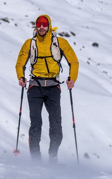 Polartec Alpha je vynikající materiál do chladu na vysoce intenzivní aktivity - např. skialp